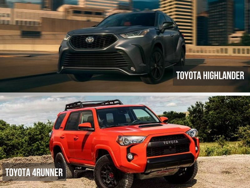 Toyota Highlander vs 4Runner