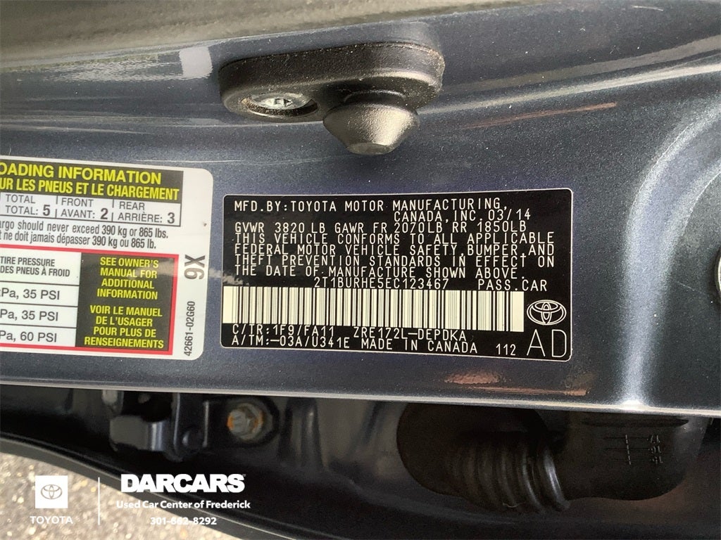 2014 Toyota Corolla L