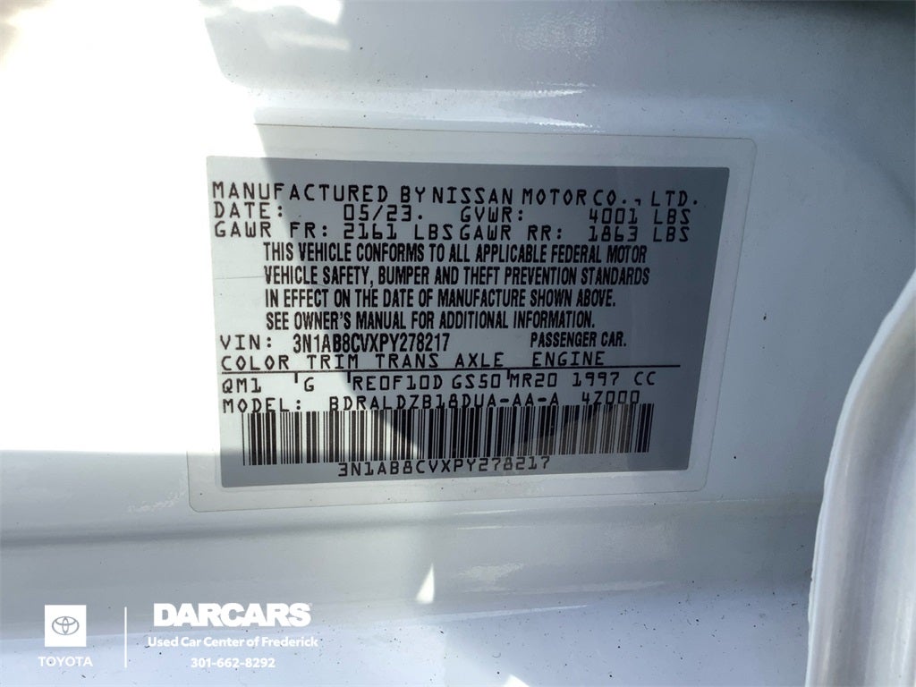 2023 Nissan Sentra SV