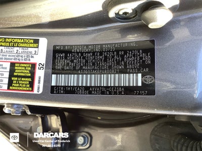 2023 Toyota Camry SE