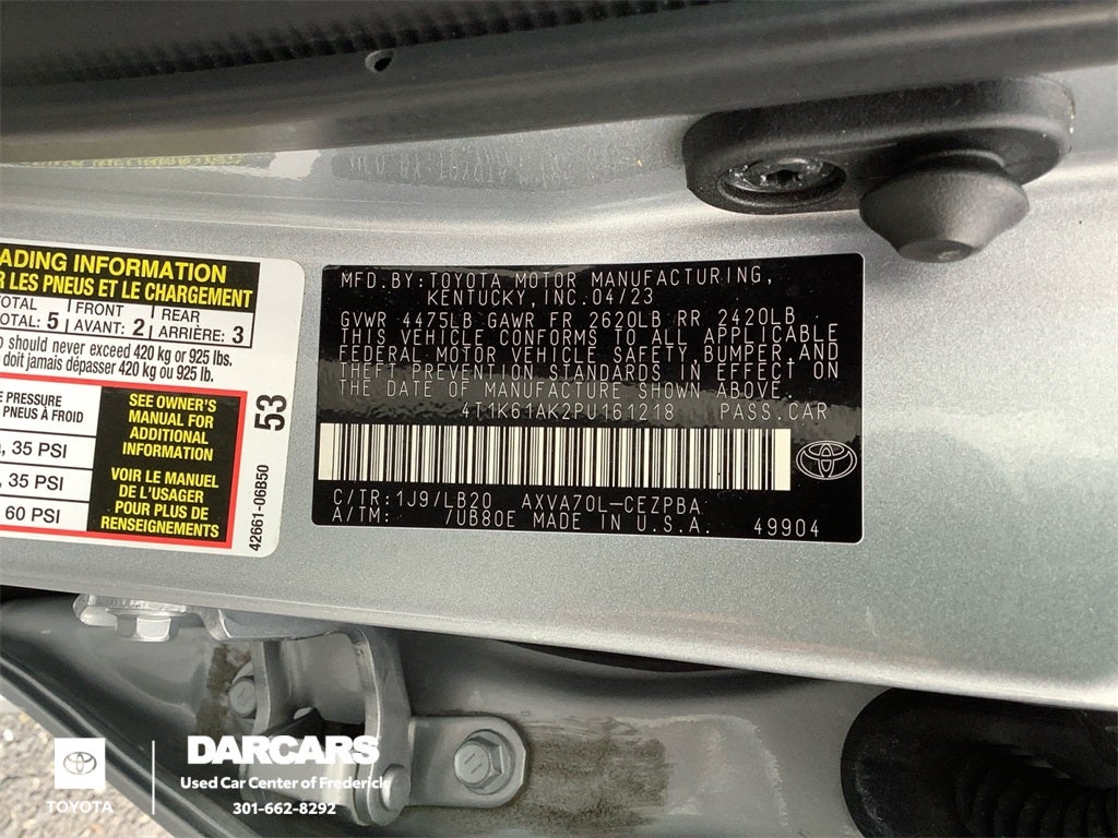 2023 Toyota Camry XSE