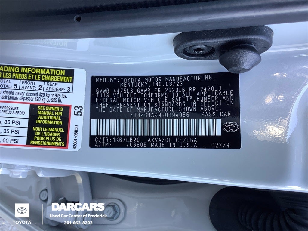 2024 Toyota Camry XSE