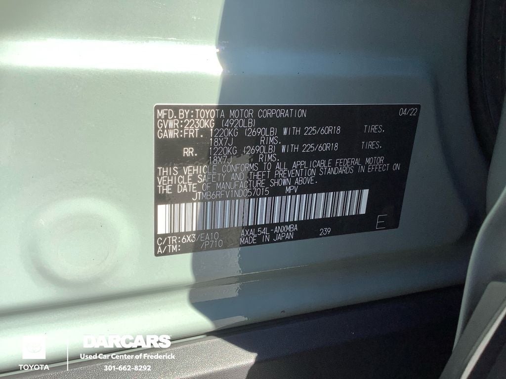 2022 Toyota RAV4 Hybrid XLE Premium