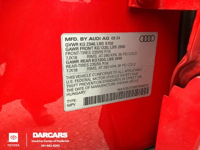 2025 Audi Q3 Premium S Line quattro