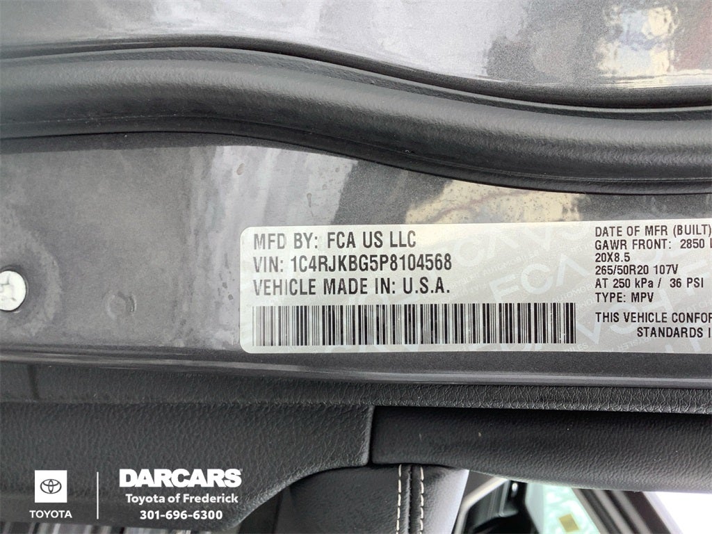 2023 Jeep Grand Cherokee L Black Appearance Pkg Limited