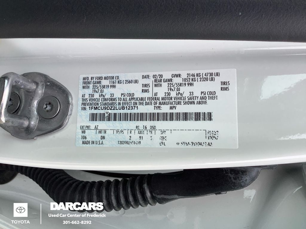 2020 Ford Escape Hybrid Titanium