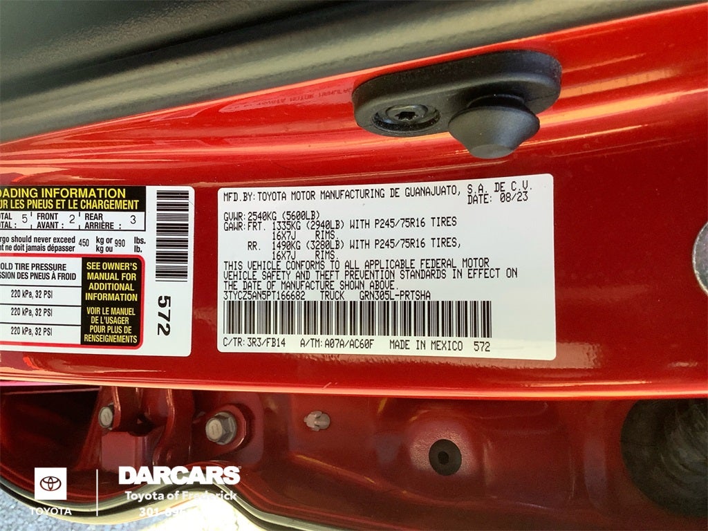 2023 Toyota Tacoma SR V6