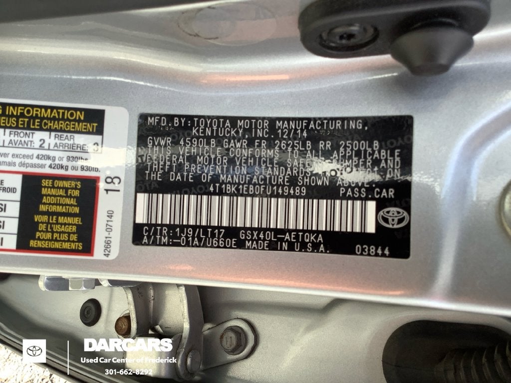 2015 Toyota Avalon XLE Touring