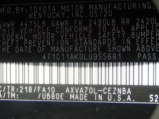 2020 Toyota Camry LE