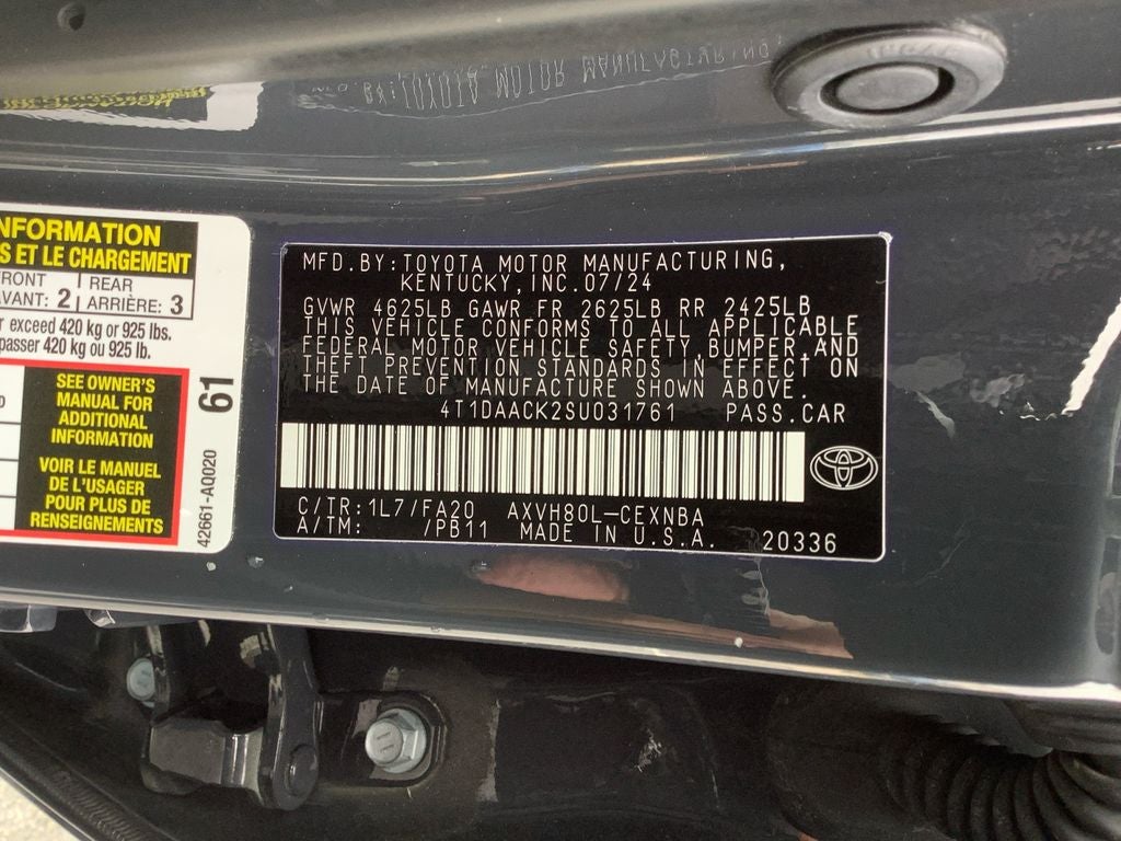 2025 Toyota Camry LE