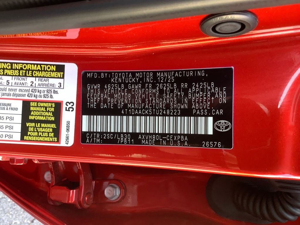 2026 Toyota Camry XSE