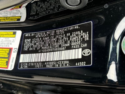 2026 Toyota Camry SE Nightshade