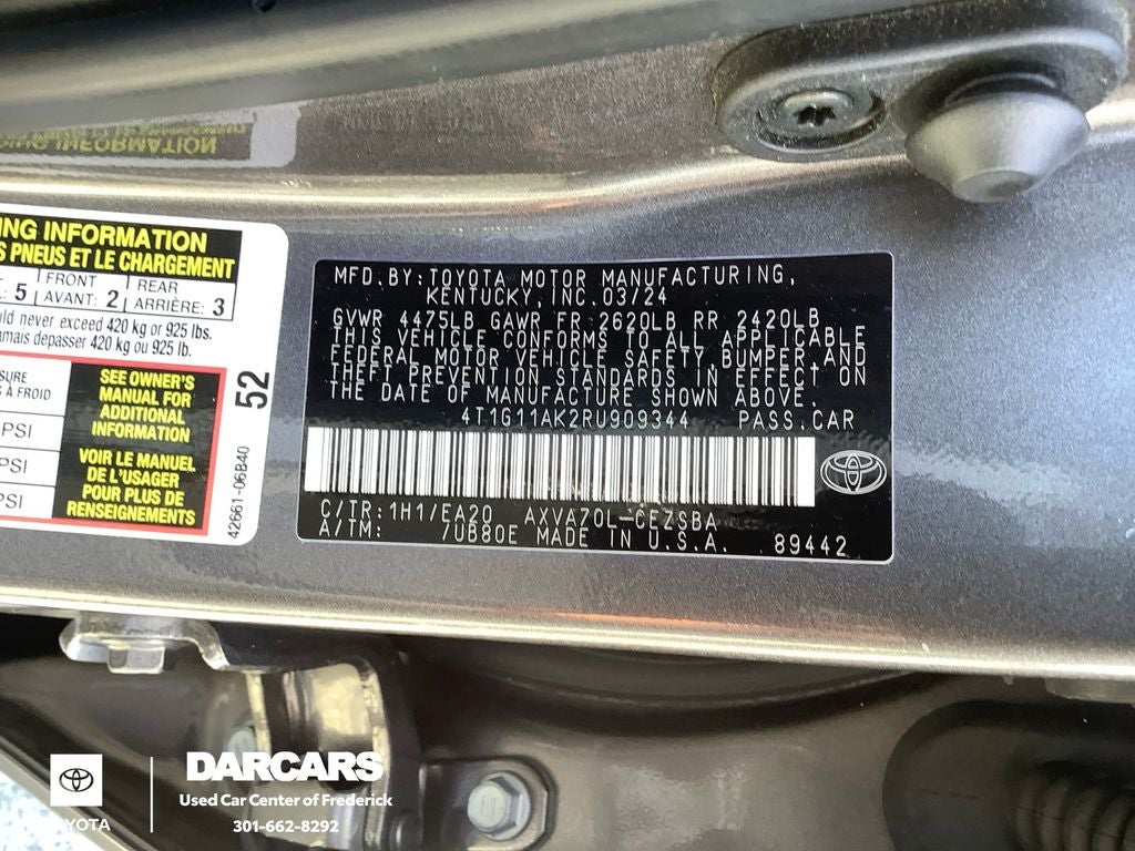 2024 Toyota Camry SE