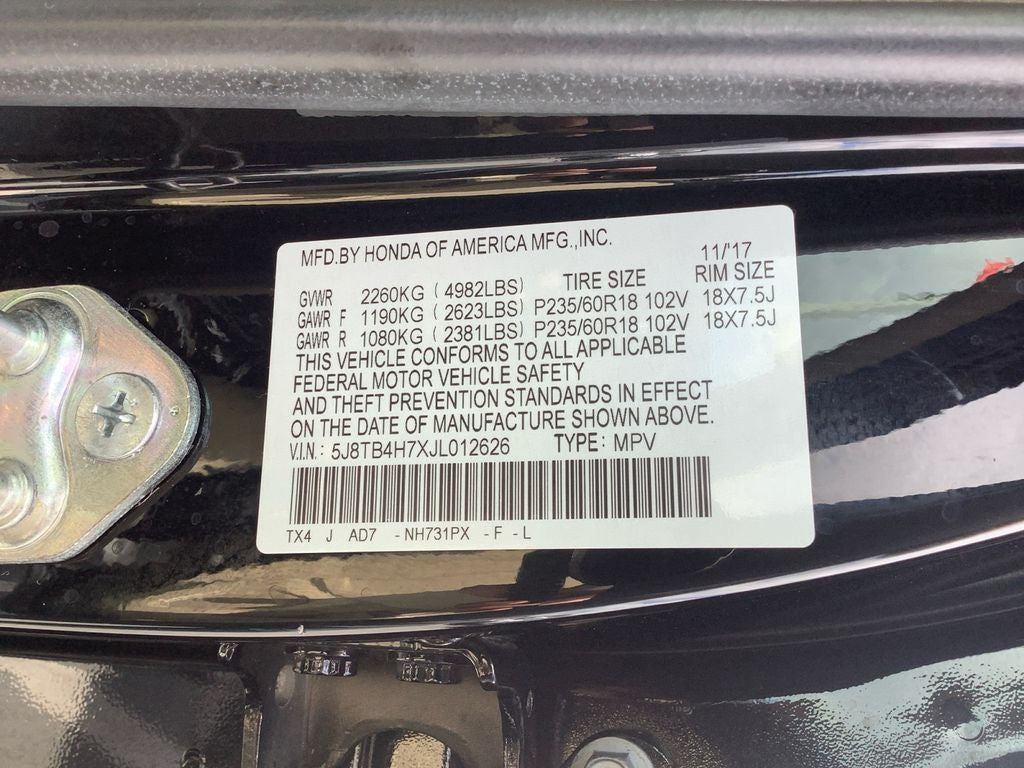 2018 Acura RDX Advance Package