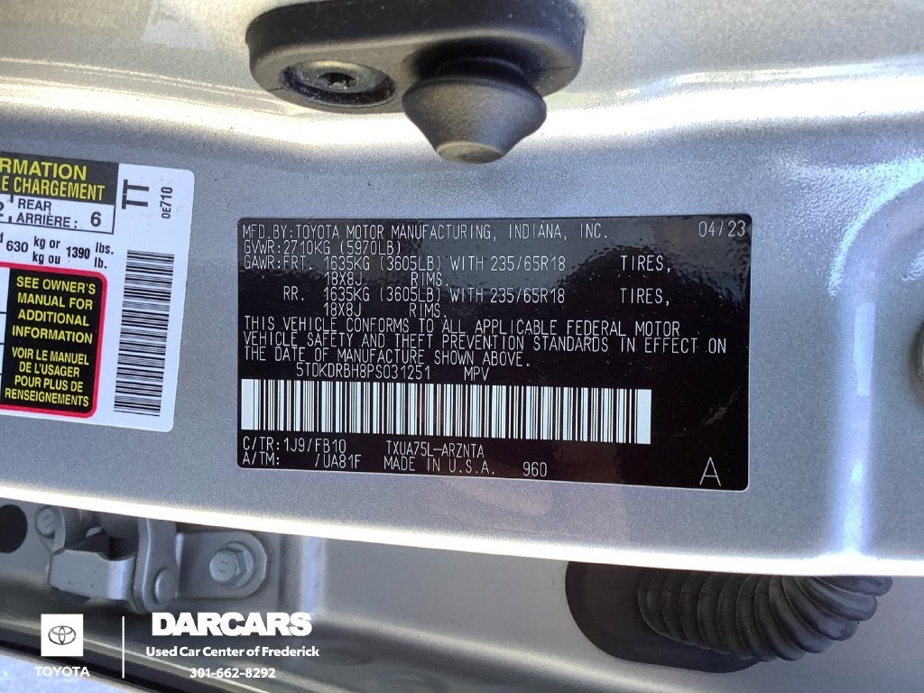 2023 Toyota Highlander LE