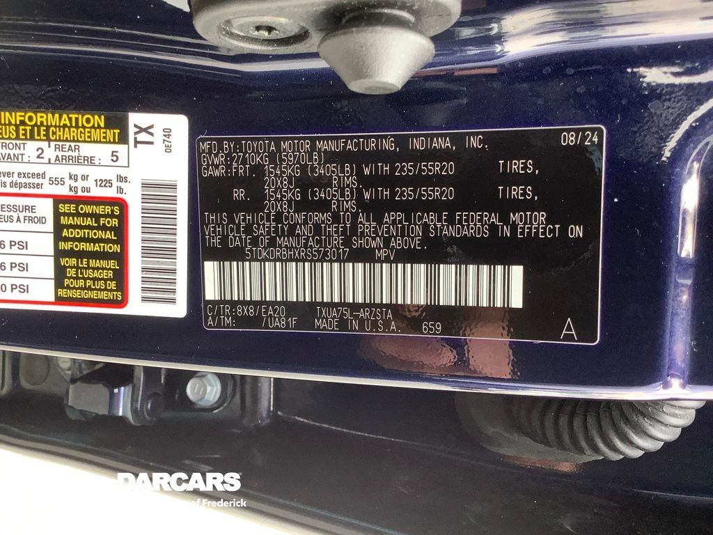 2024 Toyota Highlander XSE