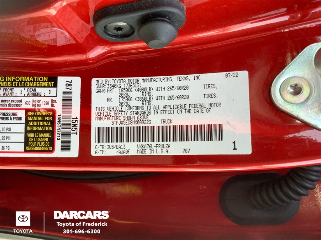 2022 Toyota Tundra Limited Premium Pkg