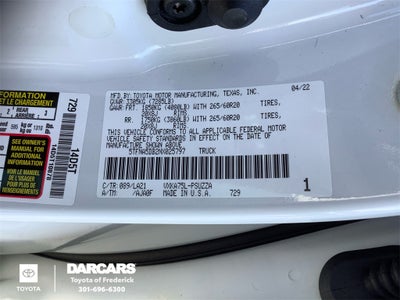 2022 Toyota Tundra Platinum