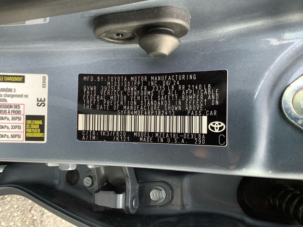 2024 Toyota Corolla LE
