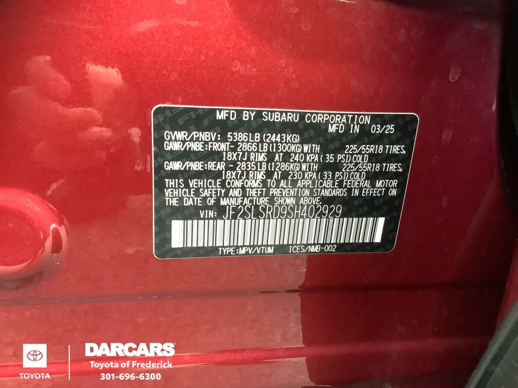 2025 Subaru Forester Hybrid Limited