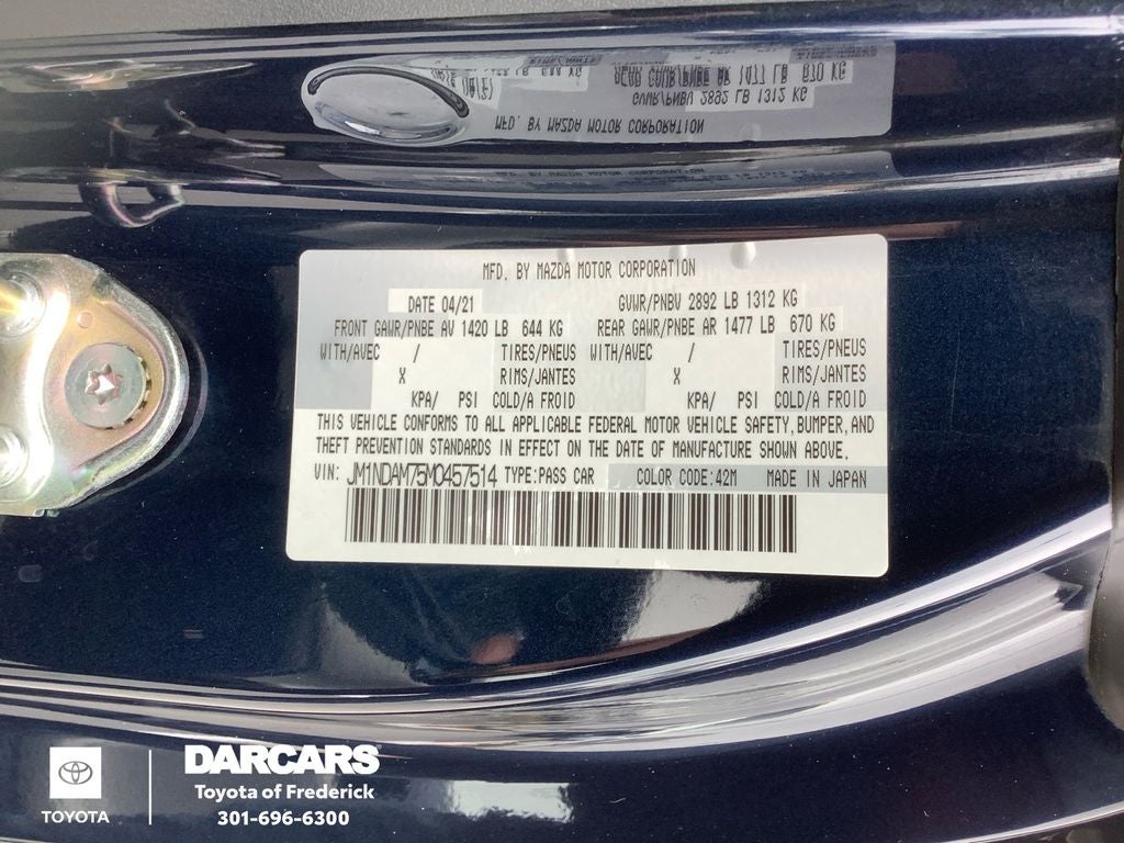 2021 Mazda Mazda Miata RF Grand Touring