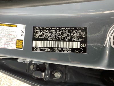 2026 Toyota Prius LE