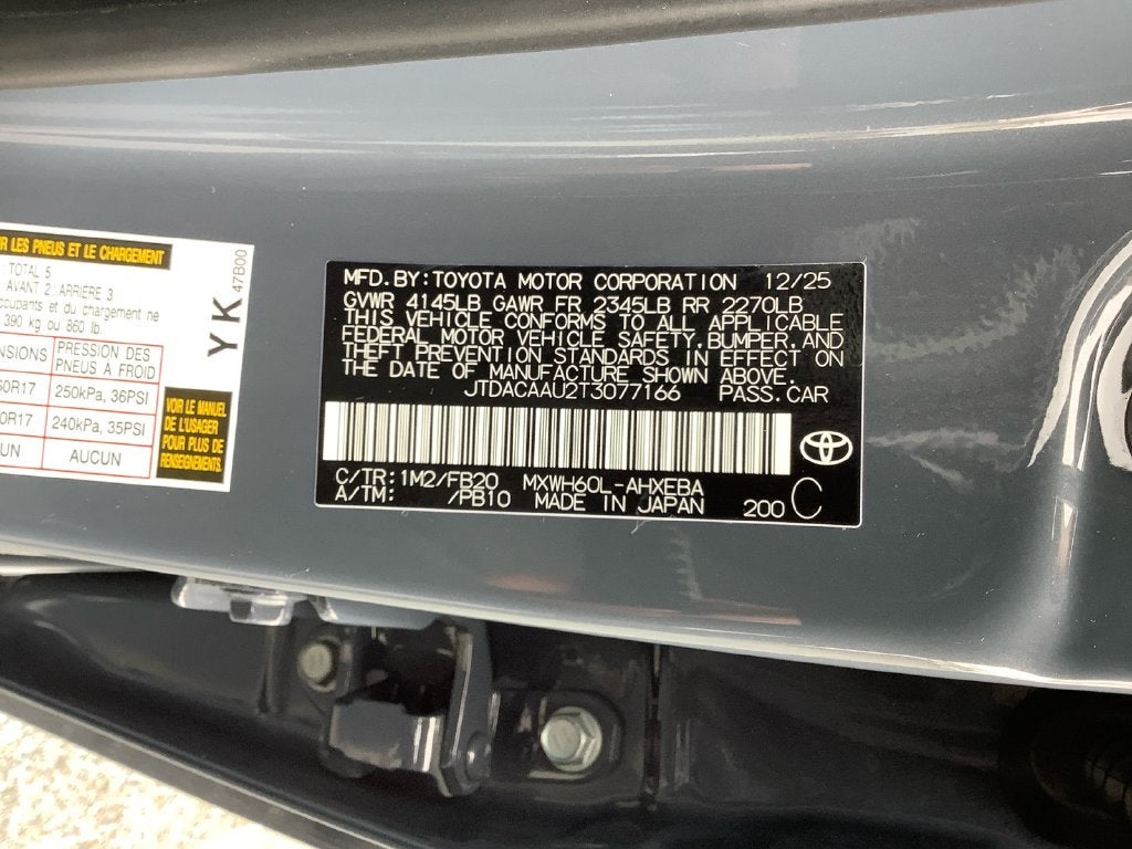 2026 Toyota Prius LE