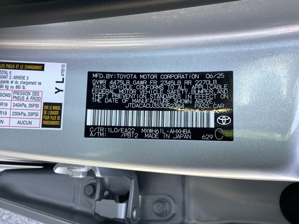 2025 Toyota Prius Plug-In Hybrid XSE Premium