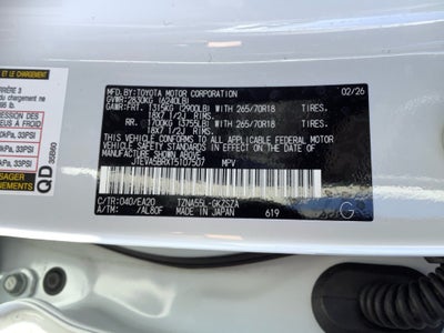 2026 Toyota 4Runner TRD Off-Road Premium