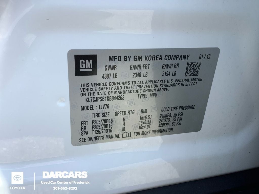 2019 Chevrolet Trax LT