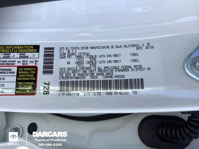 2026 Toyota Tacoma SR5