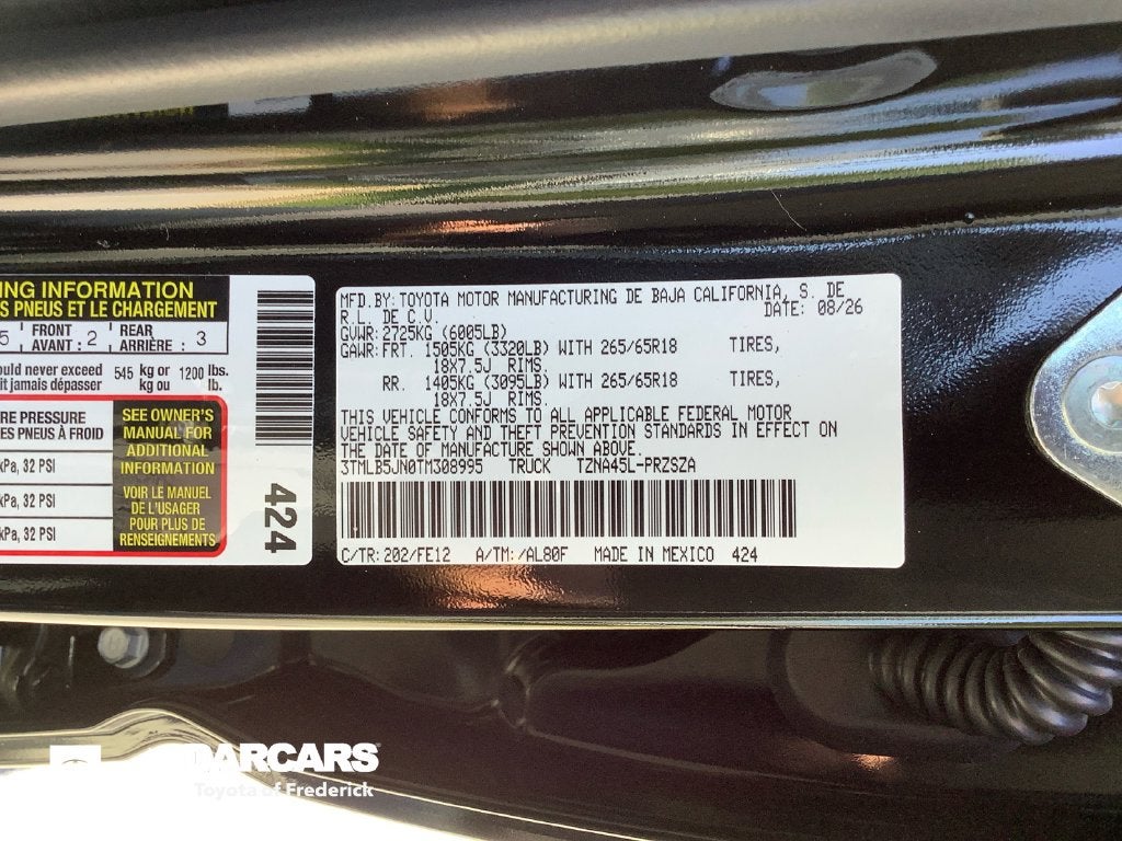 2026 Toyota Tacoma TRD Sport