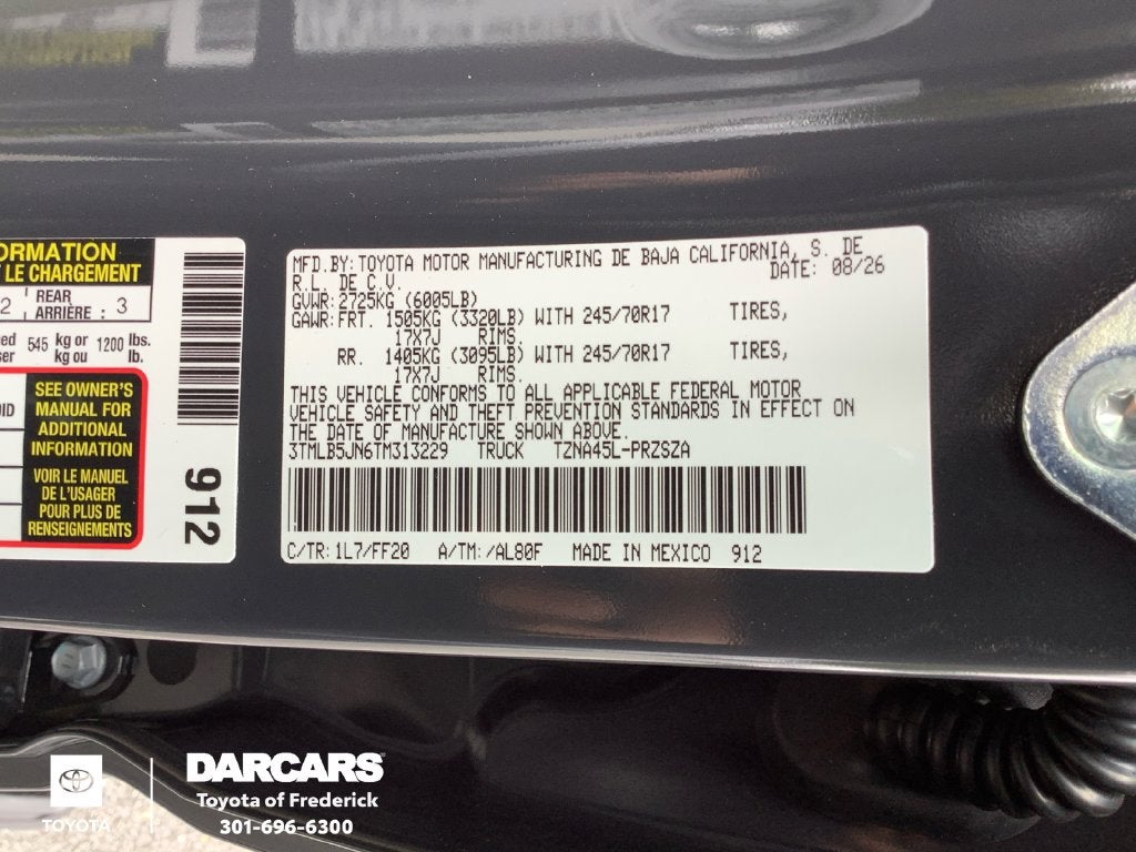 2026 Toyota Tacoma SR5