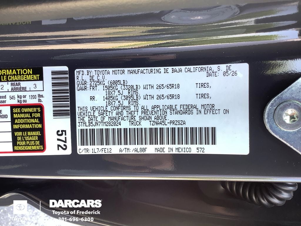 2026 Toyota Tacoma TRD Sport