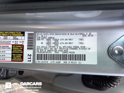 2026 Toyota Tacoma SR5