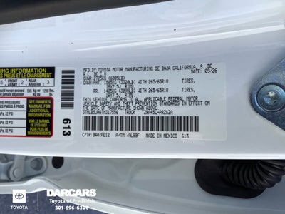 2026 Toyota Tacoma TRD Sport