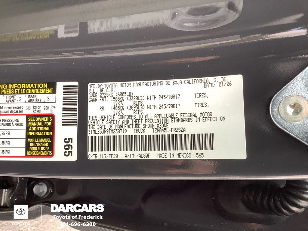 2026 Toyota Tacoma SR5