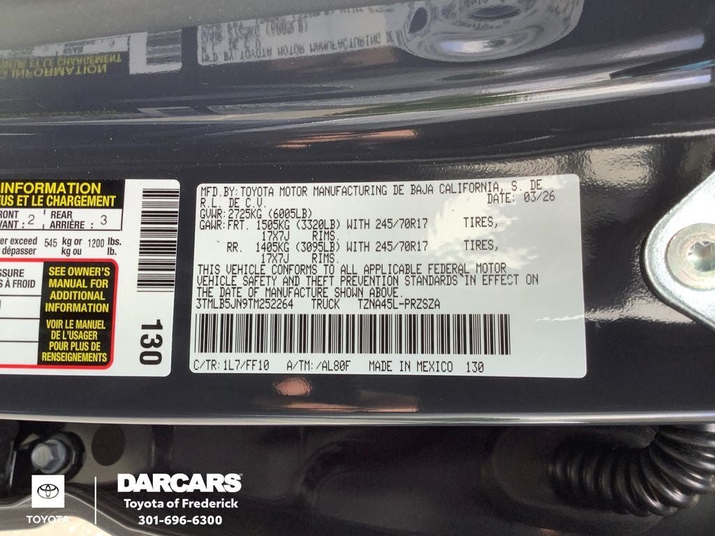 2026 Toyota Tacoma SR5