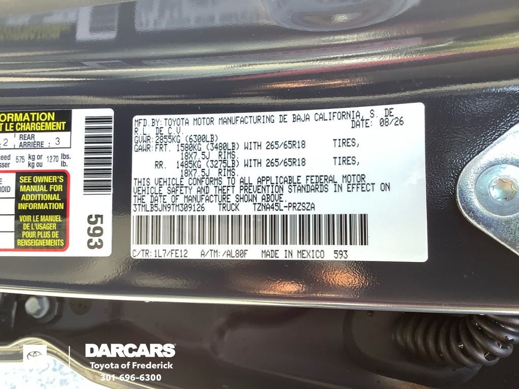 2026 Toyota Tacoma TRD Sport