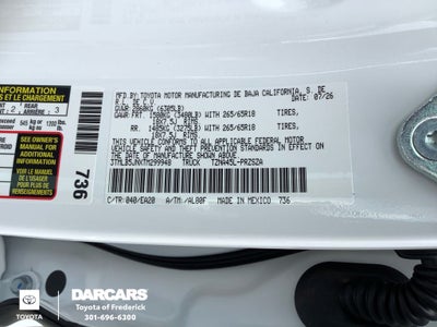 2026 Toyota Tacoma TRD Off-Road