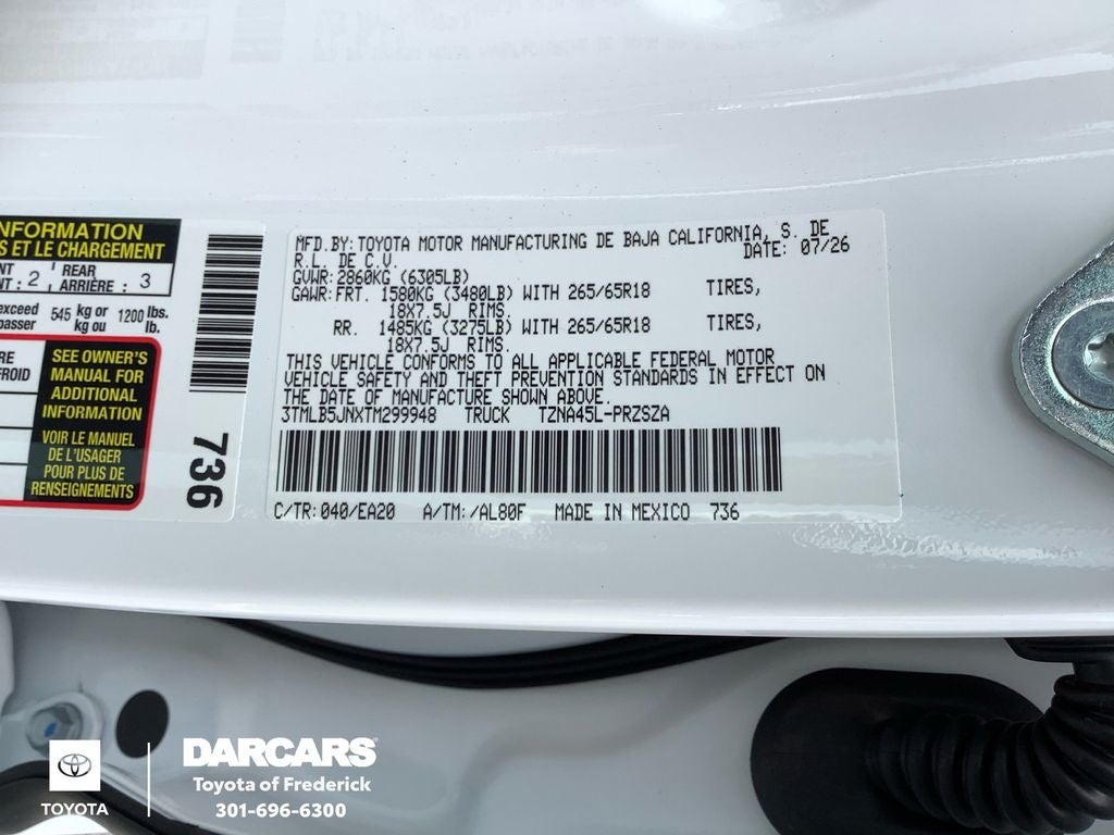 2026 Toyota Tacoma TRD Off-Road