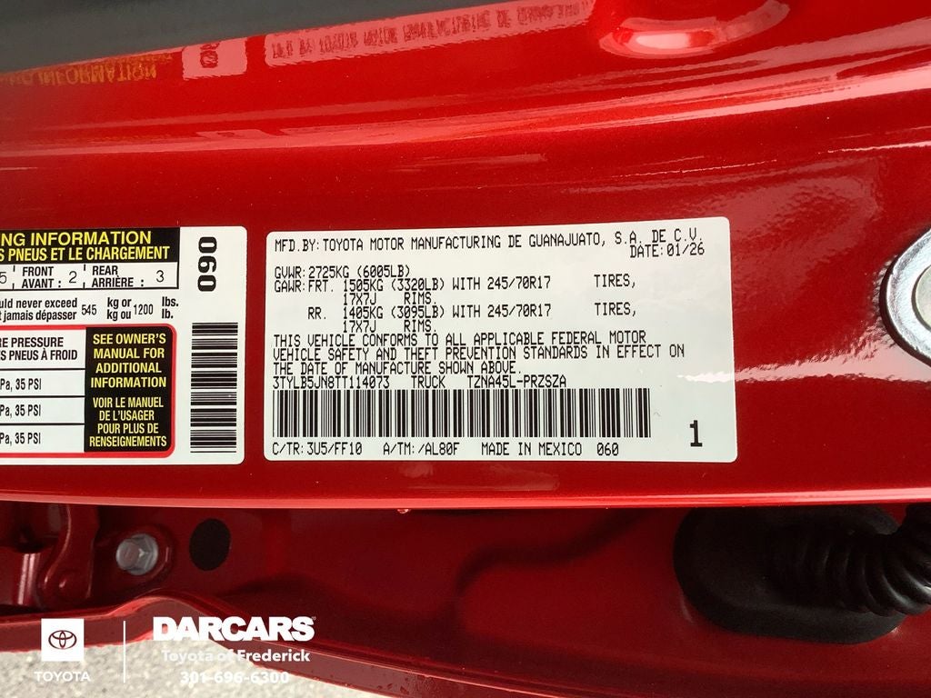 2026 Toyota Tacoma SR5