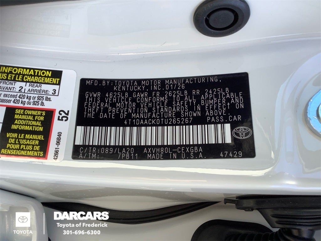 2026 Toyota Camry XLE