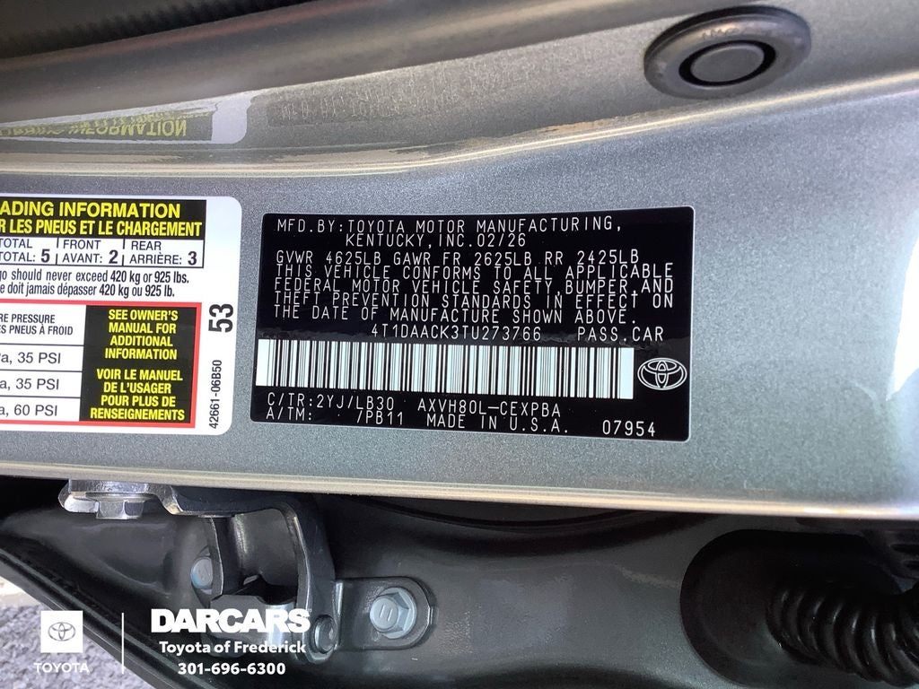 2026 Toyota Camry XSE