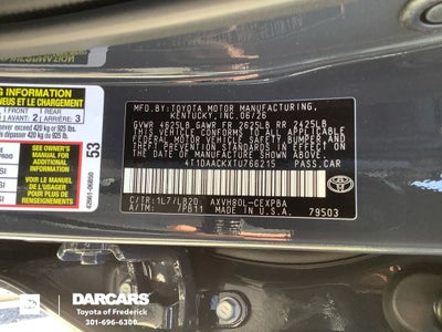 2026 Toyota Camry XSE