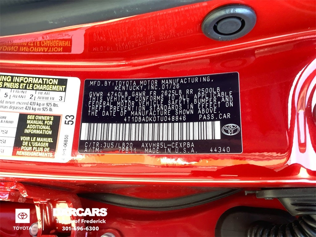 2026 Toyota Camry XSE