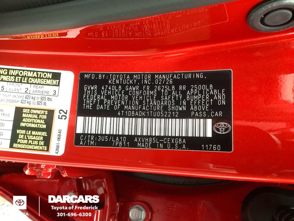 2026 Toyota Camry XLE