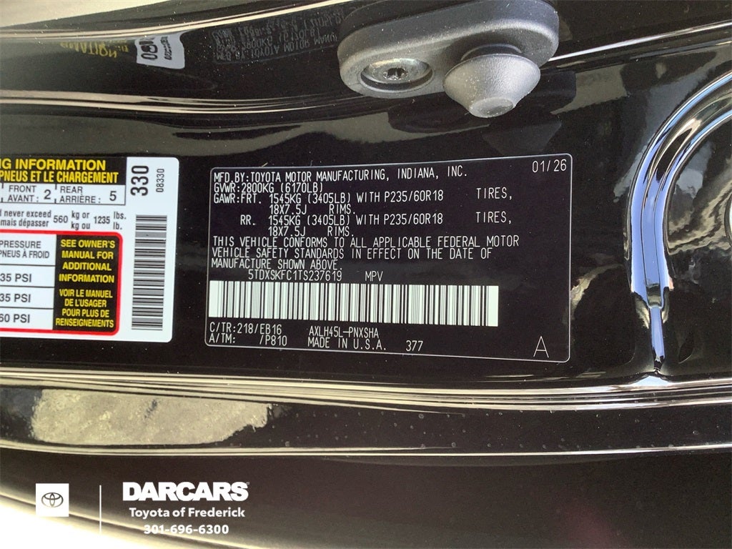 2026 Toyota Sienna XSE 7 Passenger