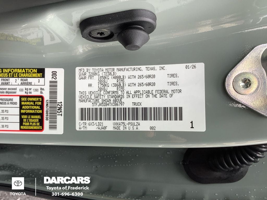 2026 Toyota Tundra Limited