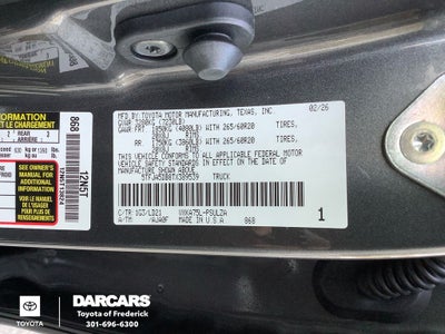 2026 Toyota Tundra Limited